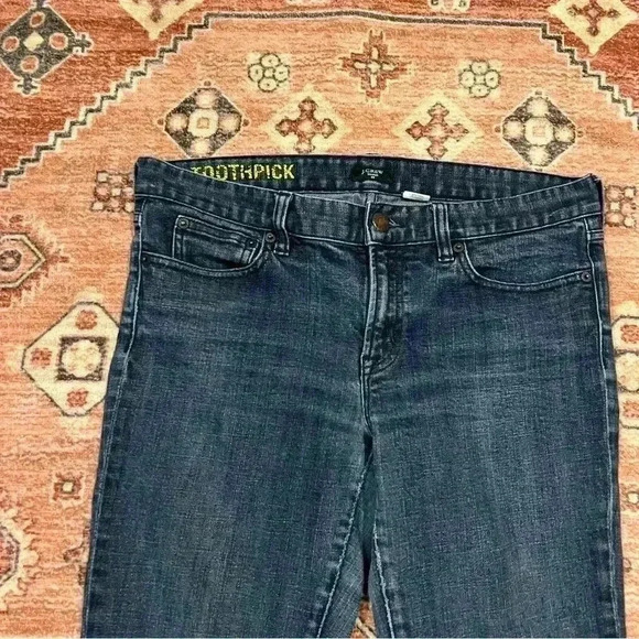 J. Crew Toothpick Dark Wash Skinny Jeans - Picture 3 of 4